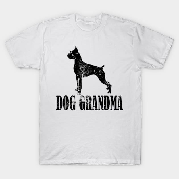 Boxer Dog Grandma T-Shirt by AstridLdenOs